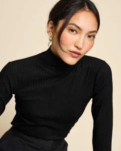 Lyocell Turtleneck Mio Black