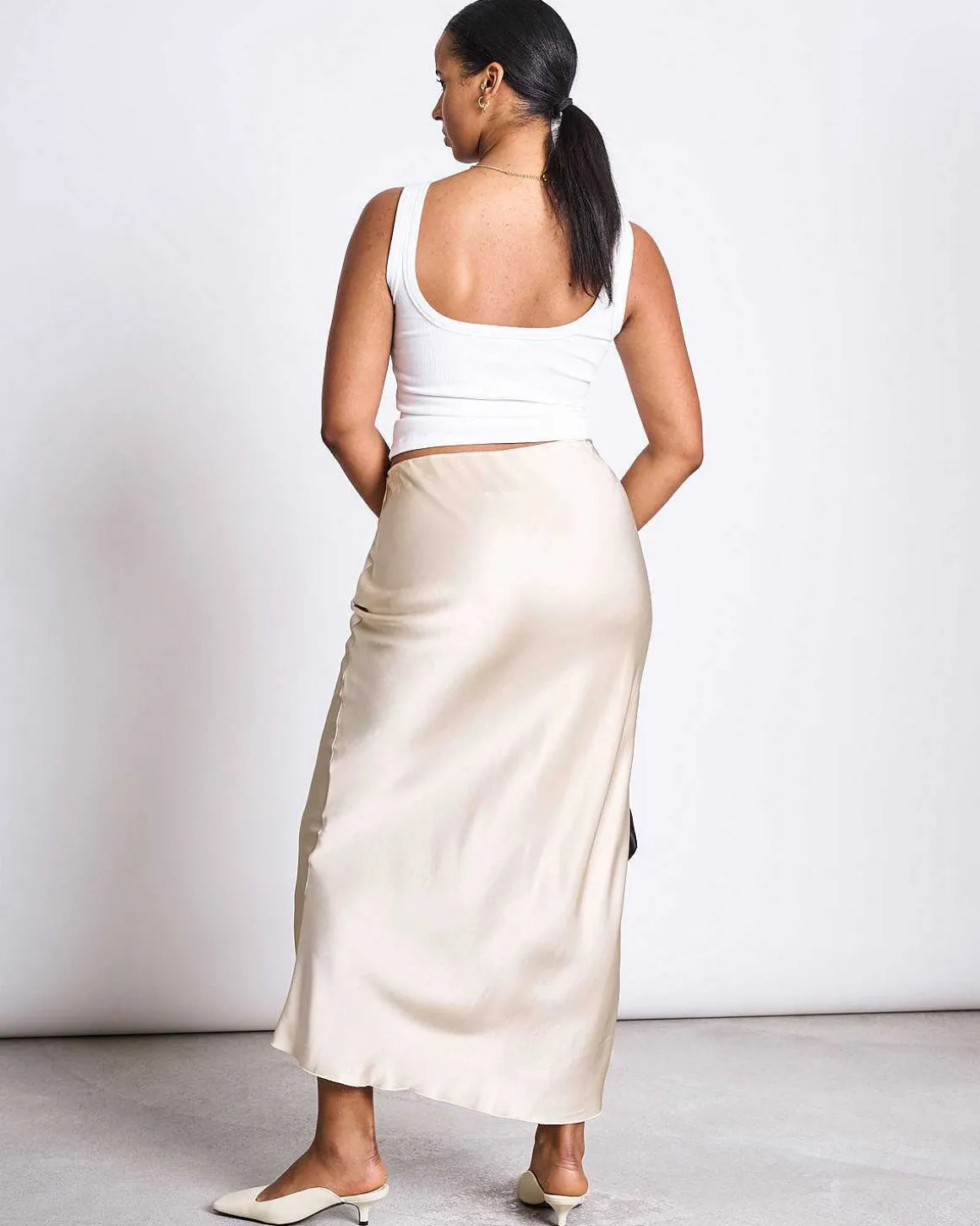 Maxi Skirt Serin Ivory
