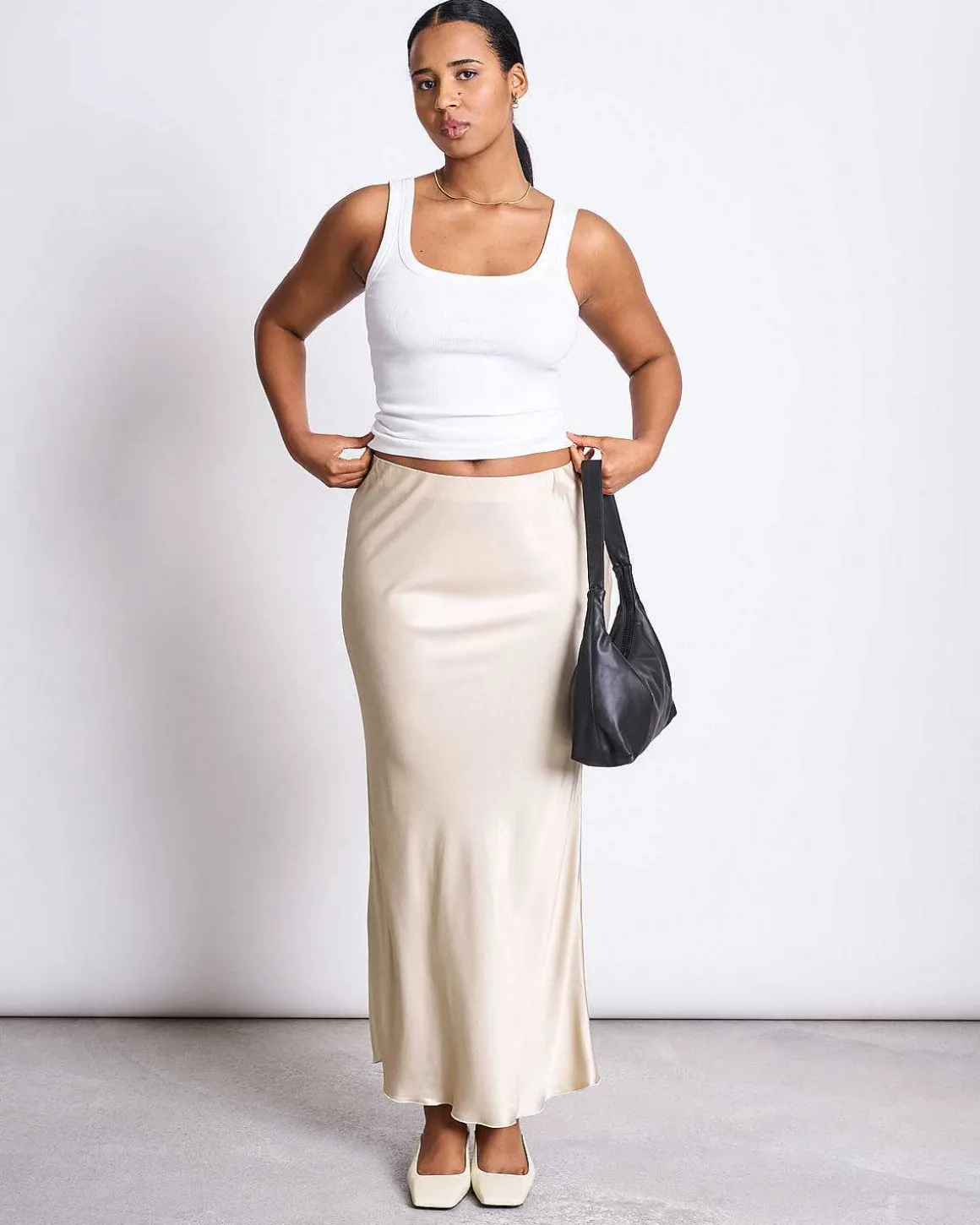 Maxi Skirt Serin Ivory
