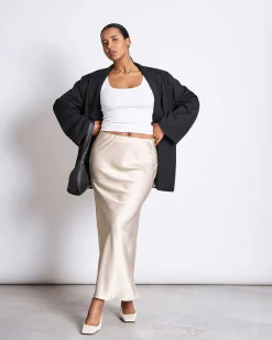 Maxi Skirt Serin Ivory