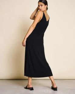 Midi Dress Triangle Black