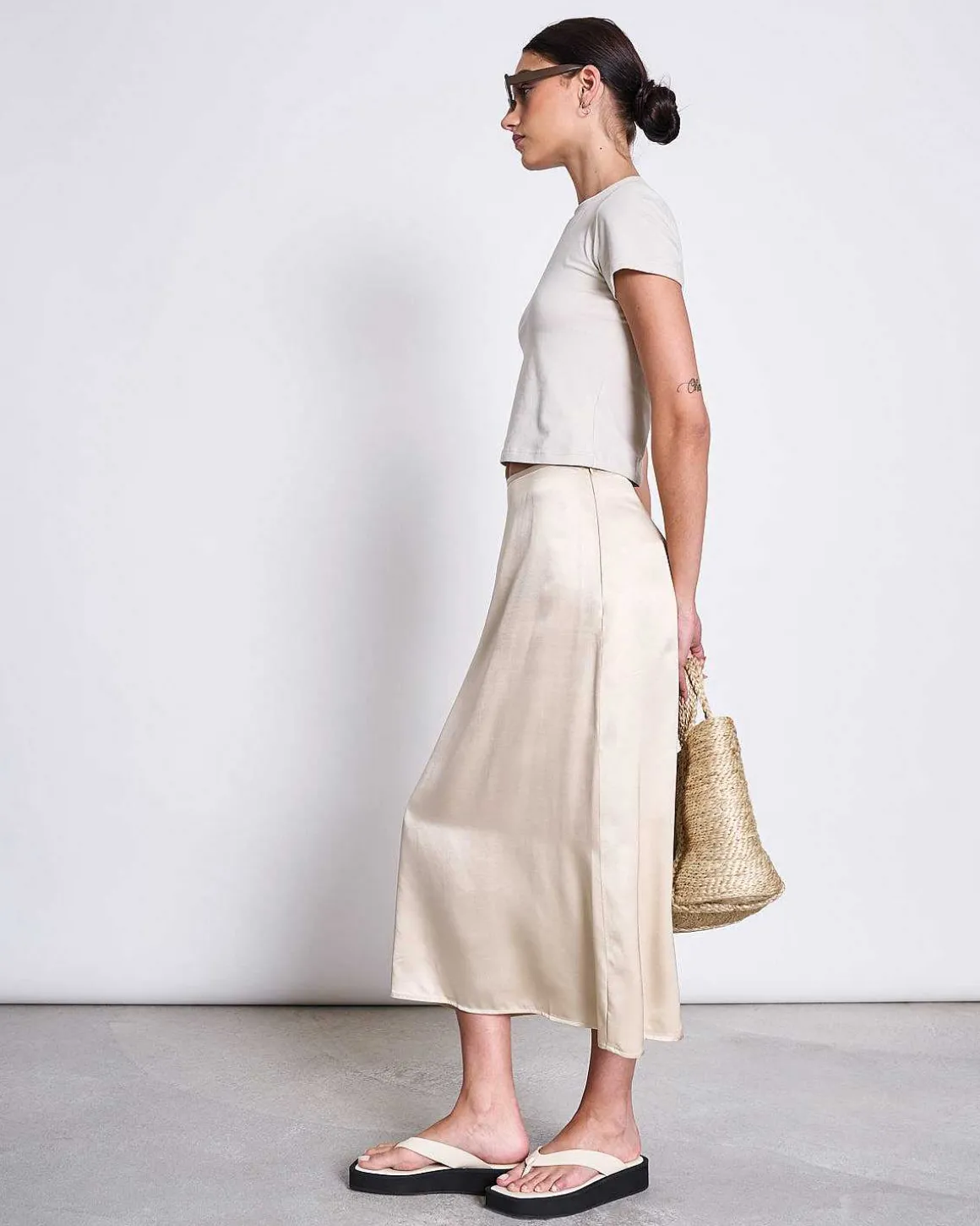 Midi Skirt Dira Ivory
