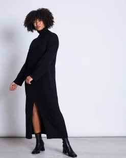 Midikleid Inari Schwarz Gots