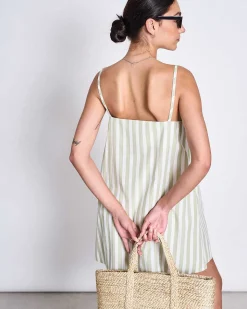 Mini Dress Alloa Pistachio Striped