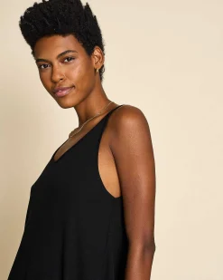 Mini Dress Triangle Black