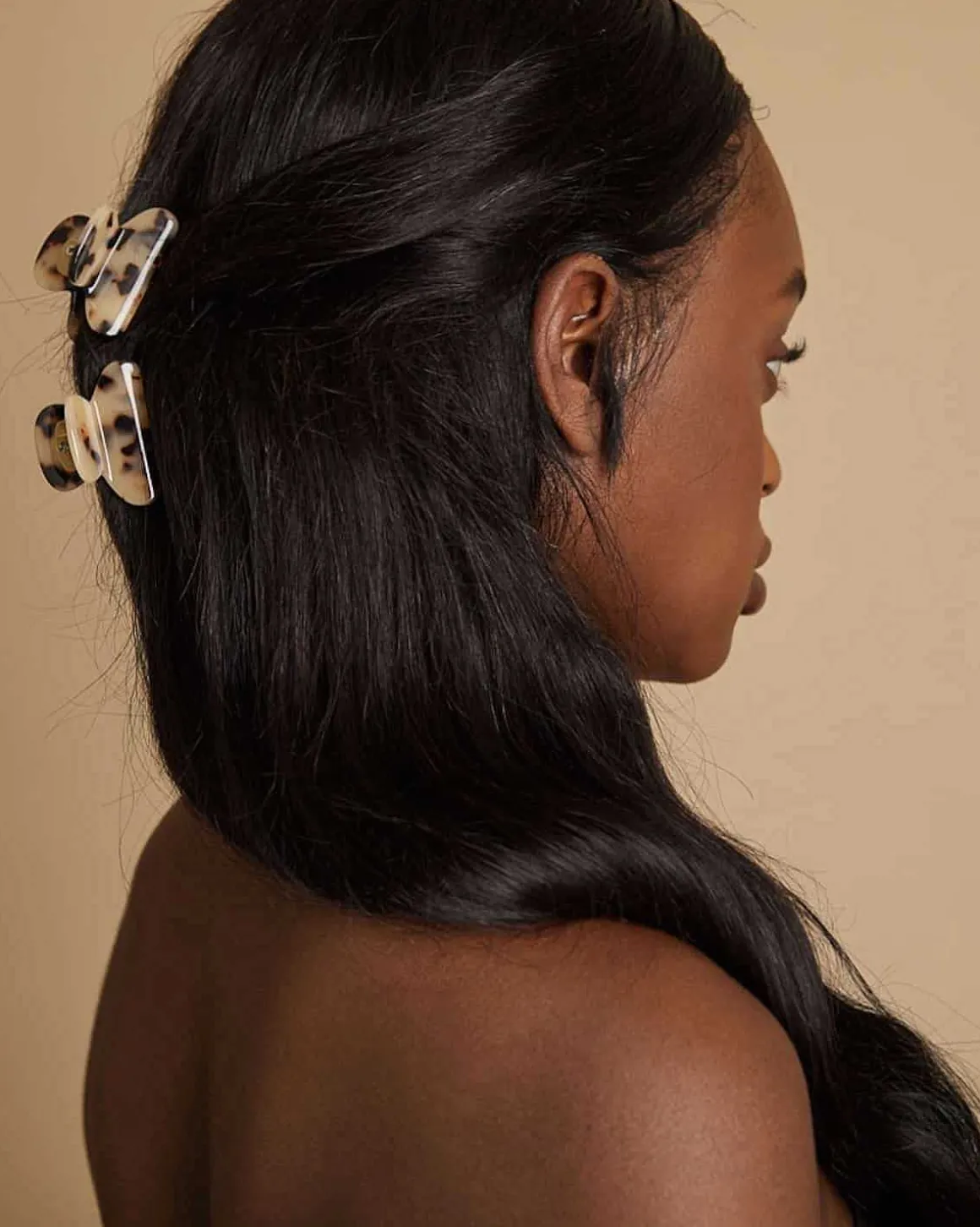 Mini Heirloom Clip Blonde Tortoise