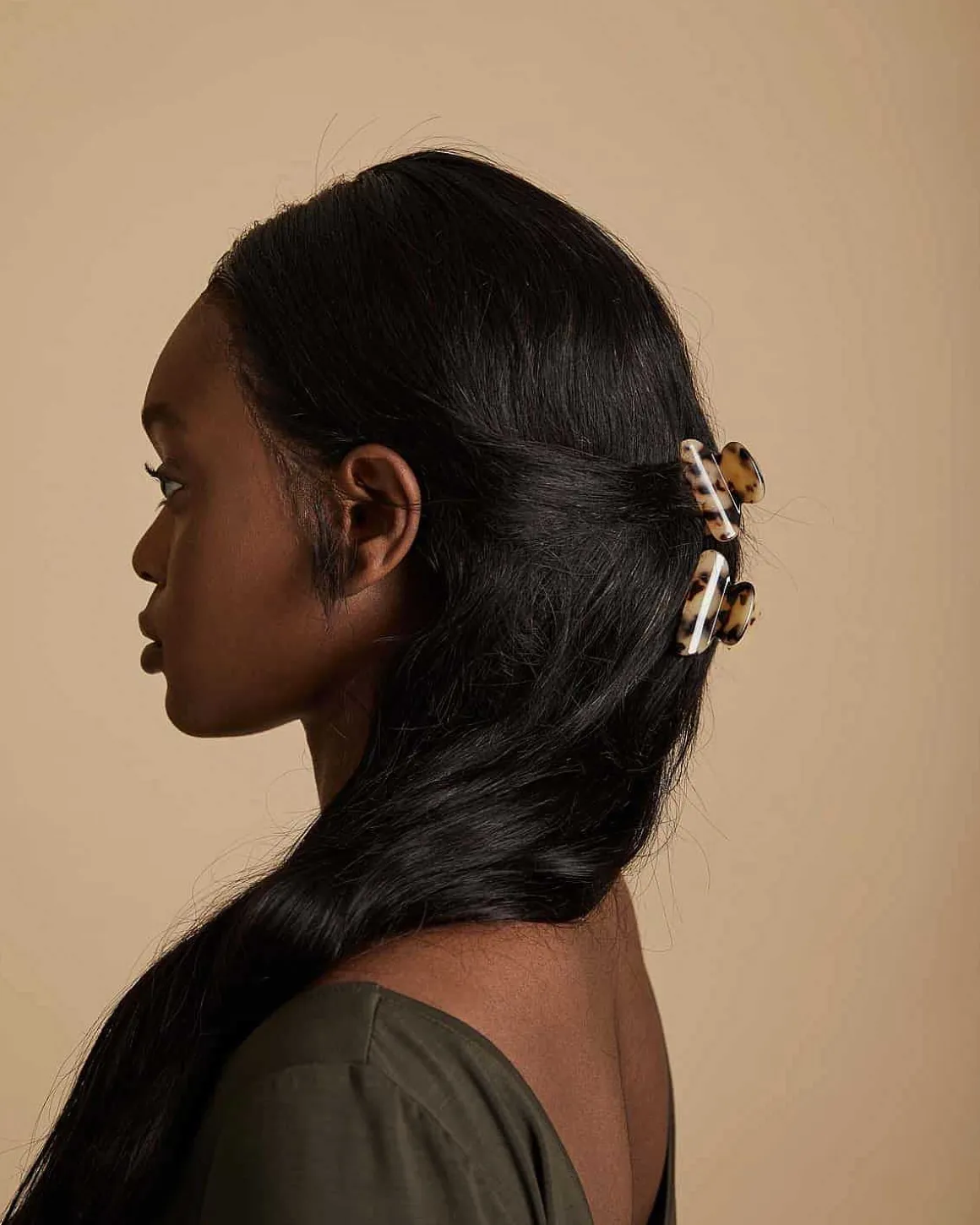 Mini Heirloom Clip Blonde Tortoise