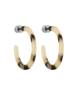 Mini Hoops Blonde Tortoise