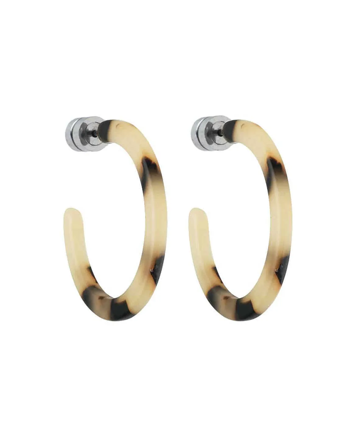 Mini Hoops Blonde Tortoise