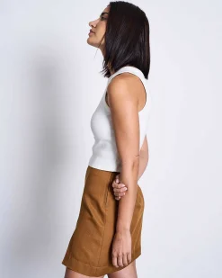 Mini Skirt Ainoha Cognac