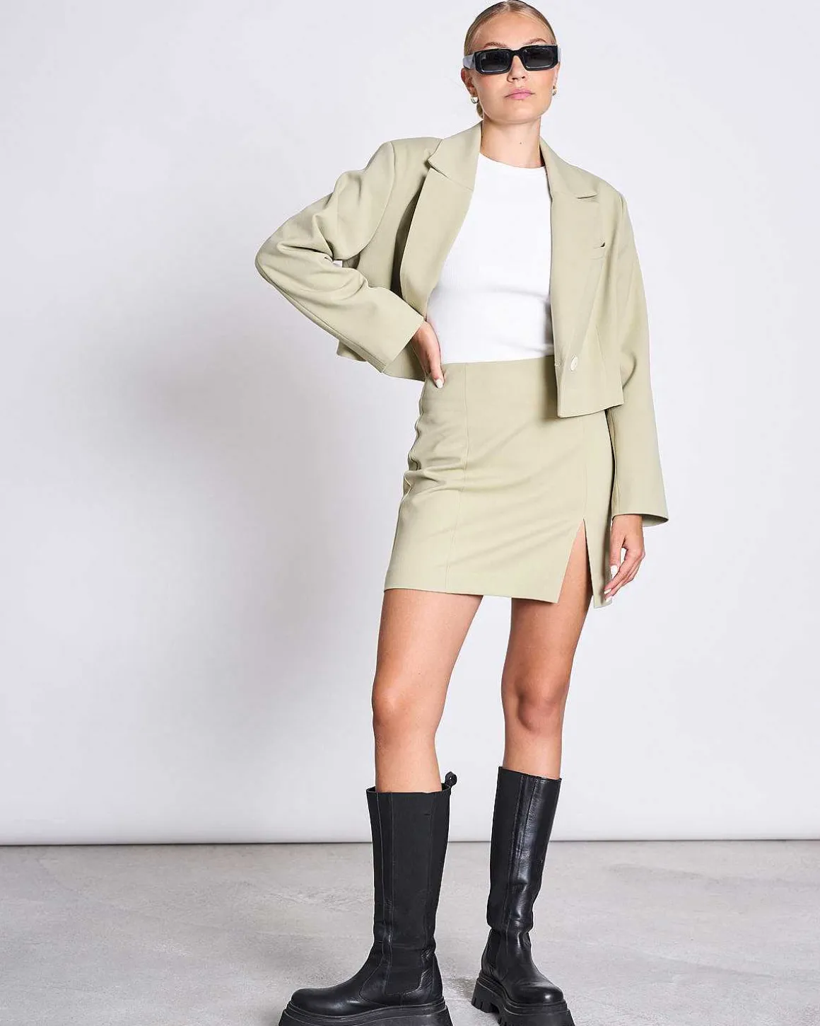 Mini Skirt Ainoha Pistachio