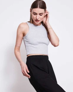 Organic Cotton Tank Top Porto Light Grey Gots