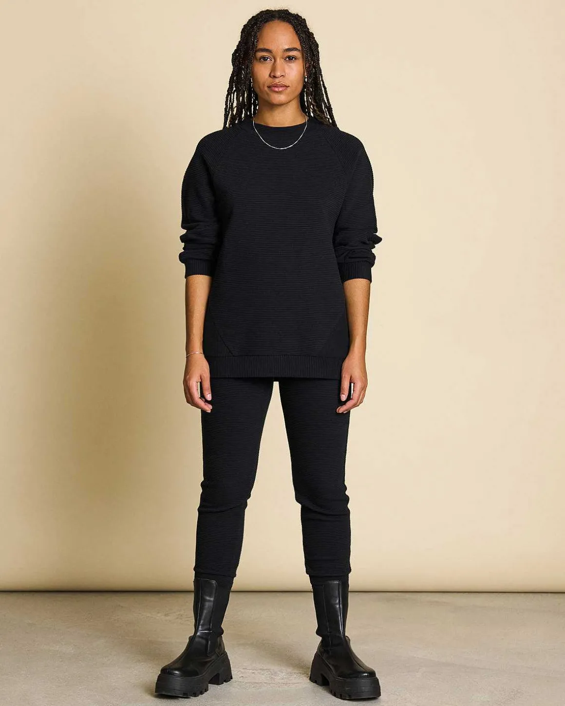 O-Sweater Toulon Rib Black