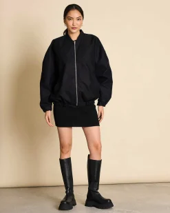 Oversized Blouson Tanaro Black