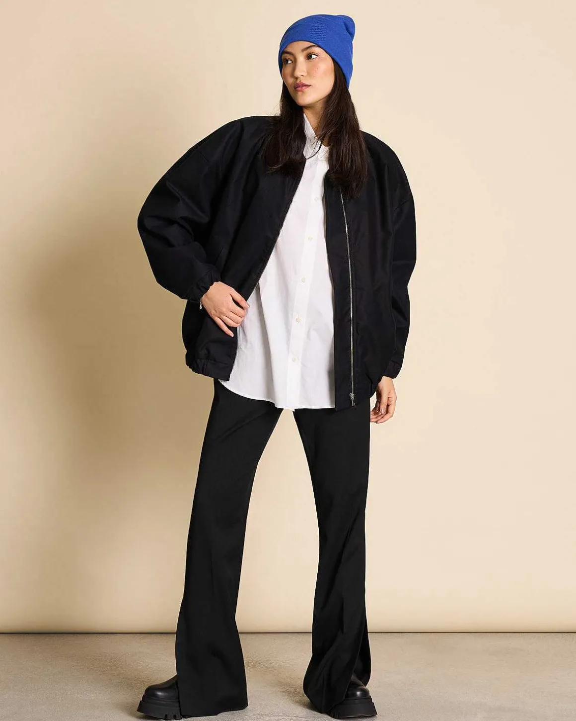 Oversized Blouson Tanaro Black
