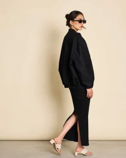 Oversized Blouson Tanaro Black