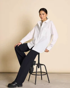 Oversized Shirt Mamro White