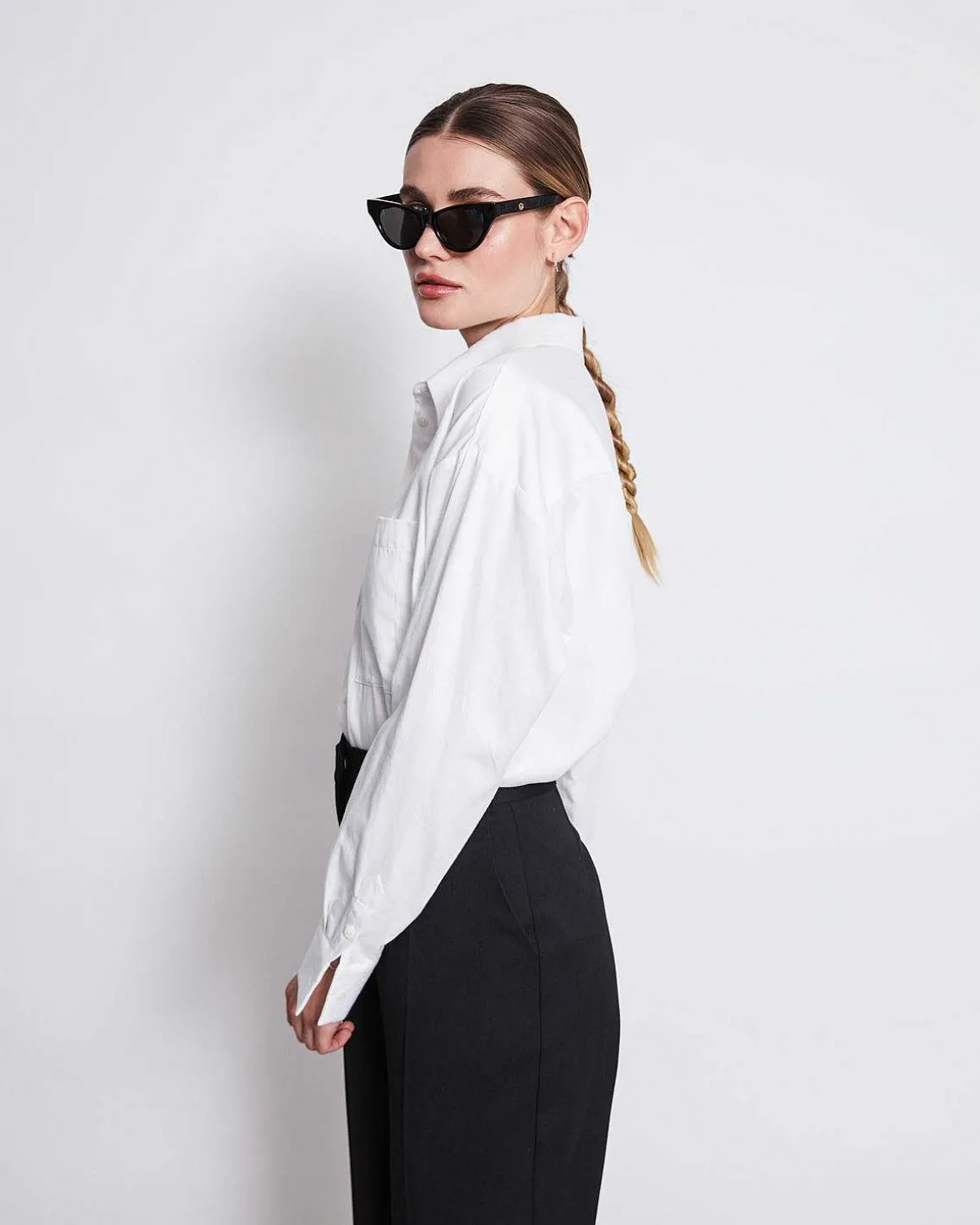 Oversized Shirt Mamro White