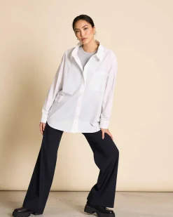 Oversized Shirt Mamro White