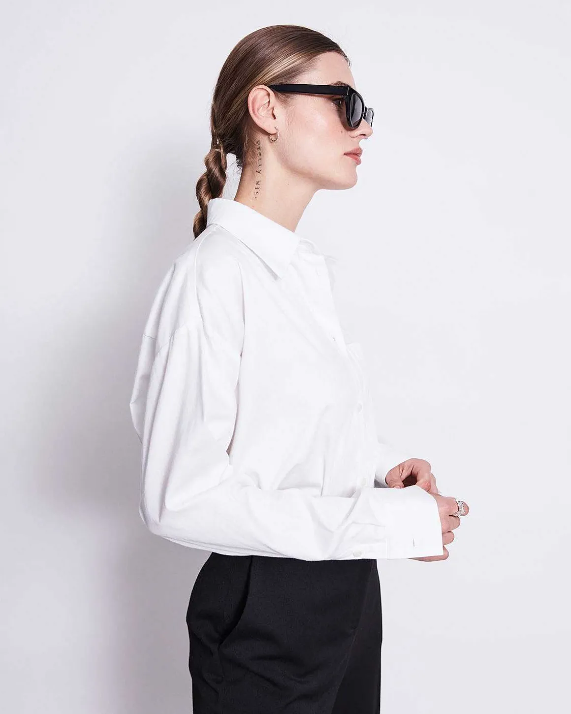 Oversized Shirt Mamro White