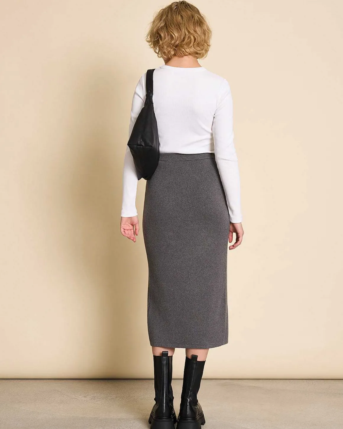 Rib Longsleeve Muri White Gots