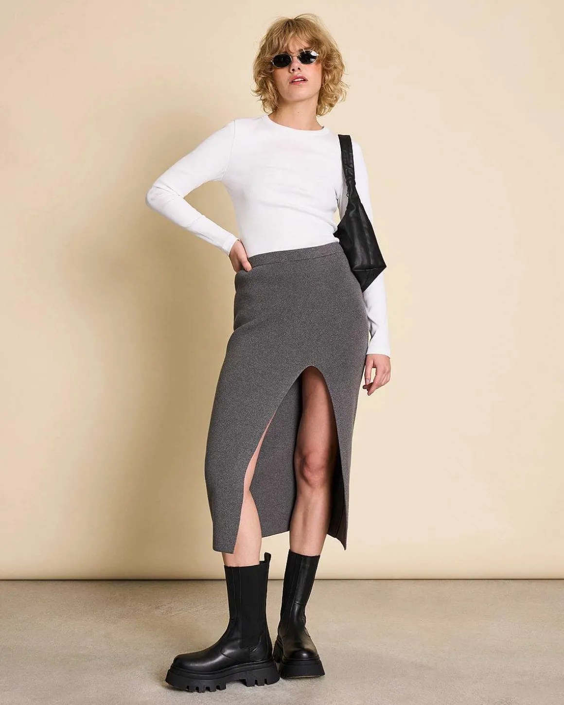 Rib Longsleeve Muri White Gots