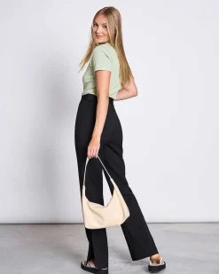 Rib T-Shirt Nile Pistachio Gots