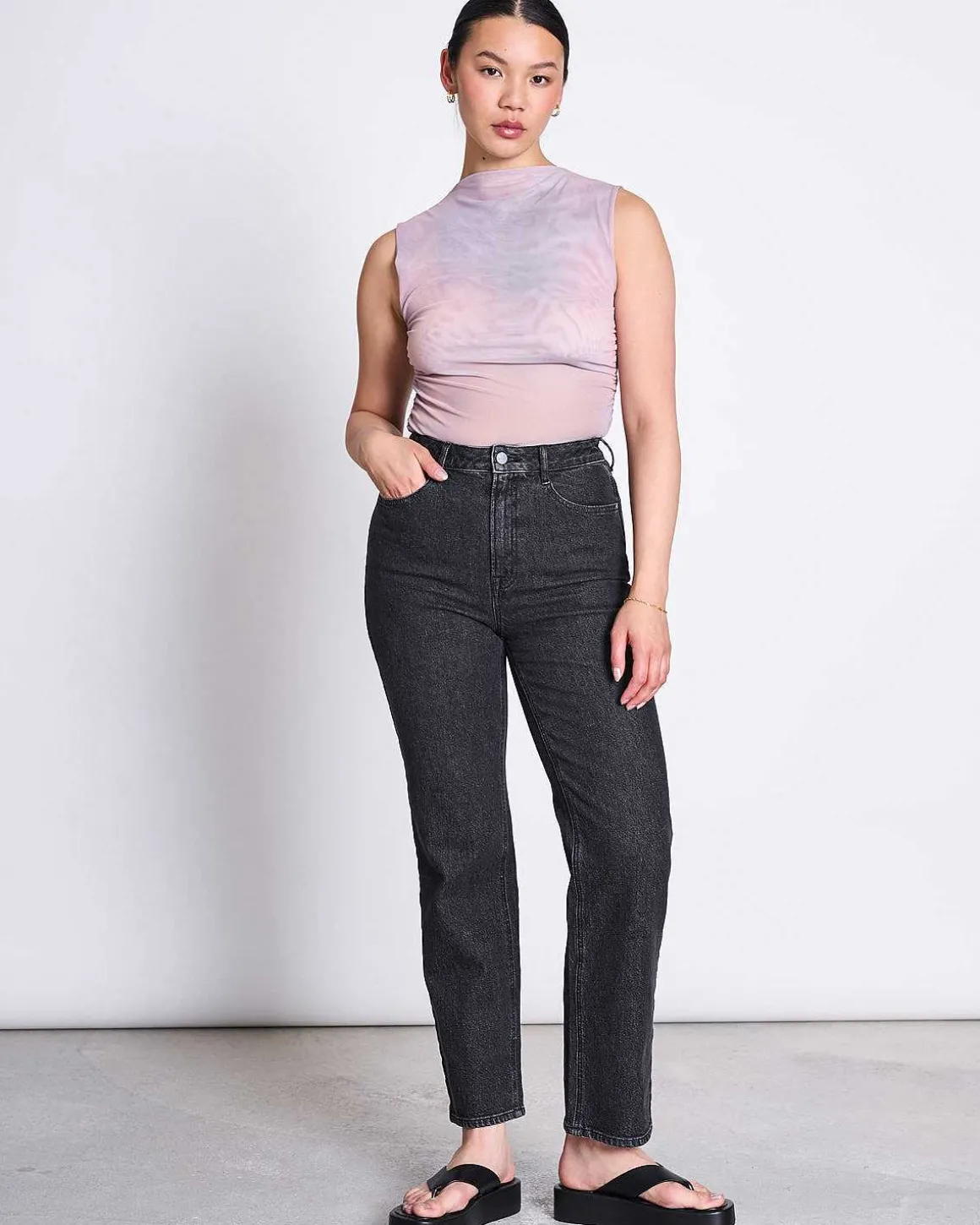 Ruffle Top Laguna Aurora Print