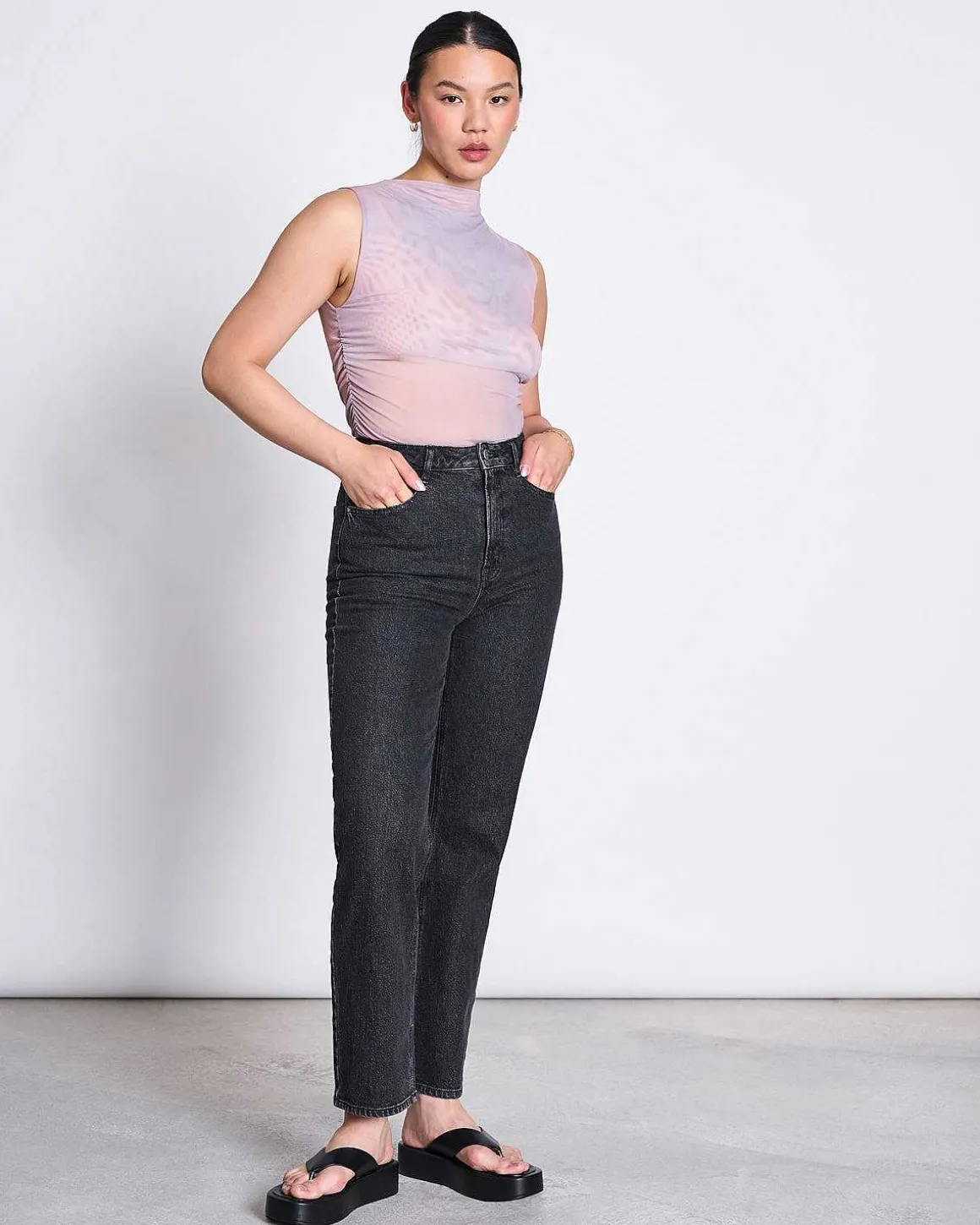 Ruffle Top Laguna Aurora Print