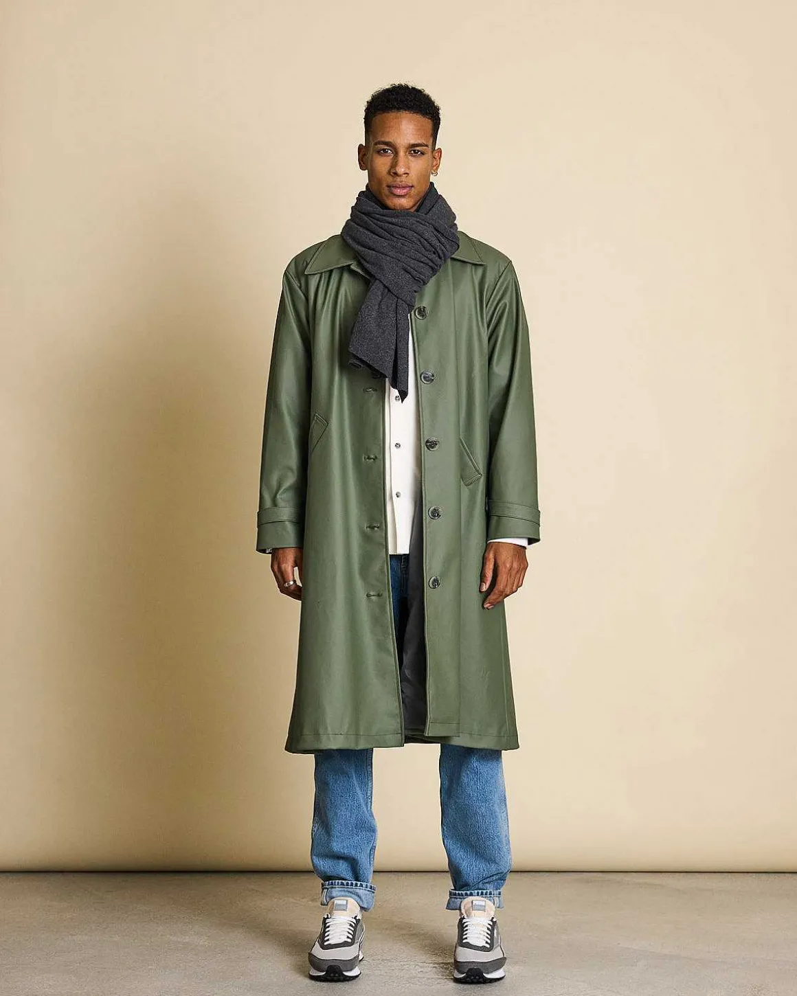 Scarf Ross Dark Grey For Men