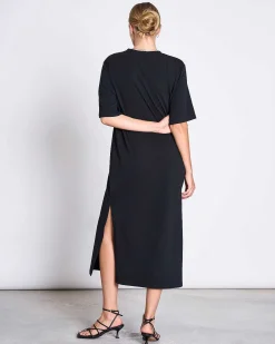 Shirt Dress Crovie Black Gots