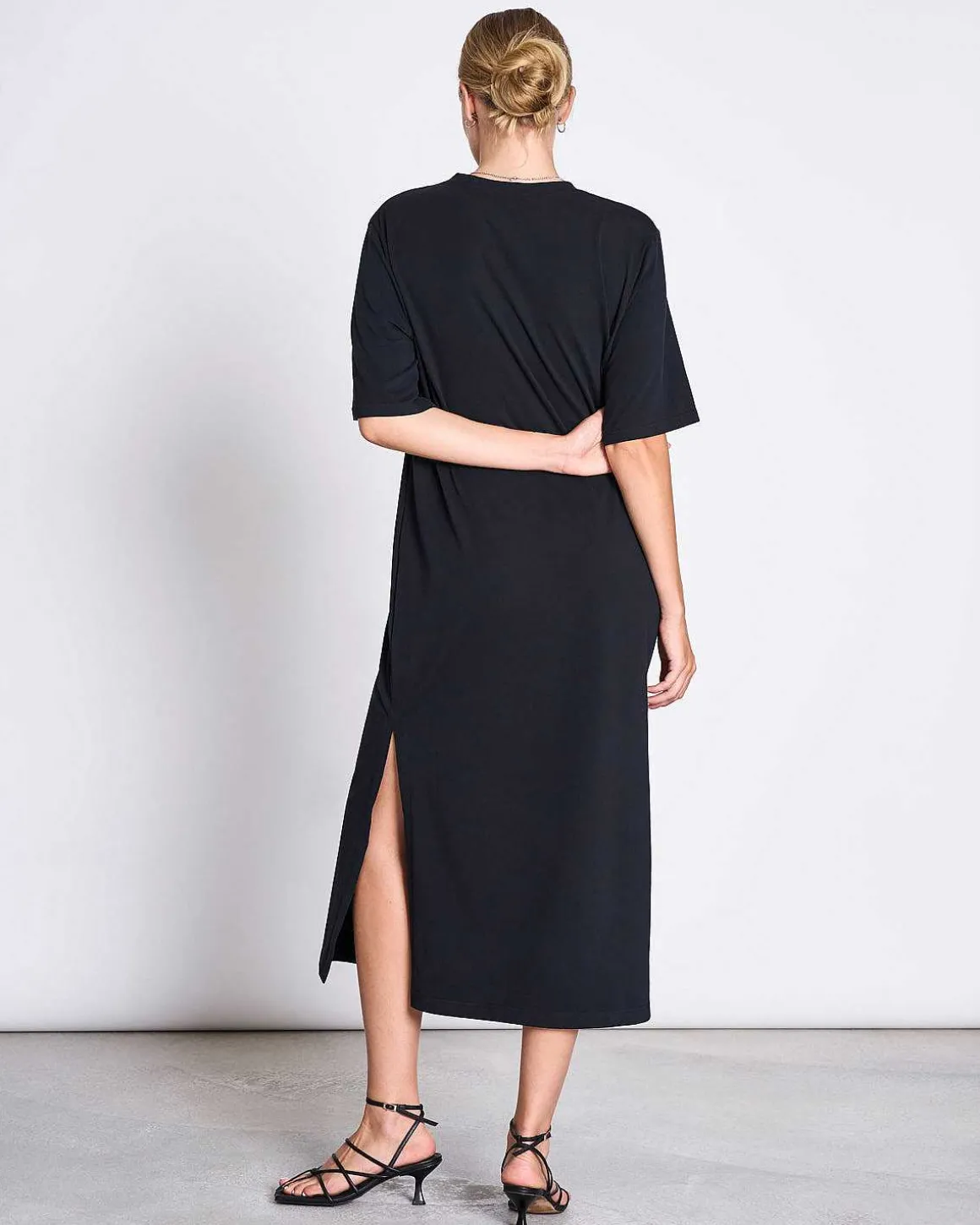 Shirt Dress Crovie Black Gots