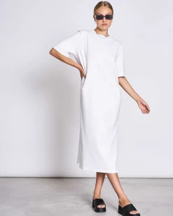 Shirt Dress Crovie White Gots