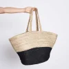 Shopping Basket Jute Black