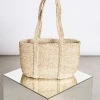 Shopping Basket Jute Long Handle