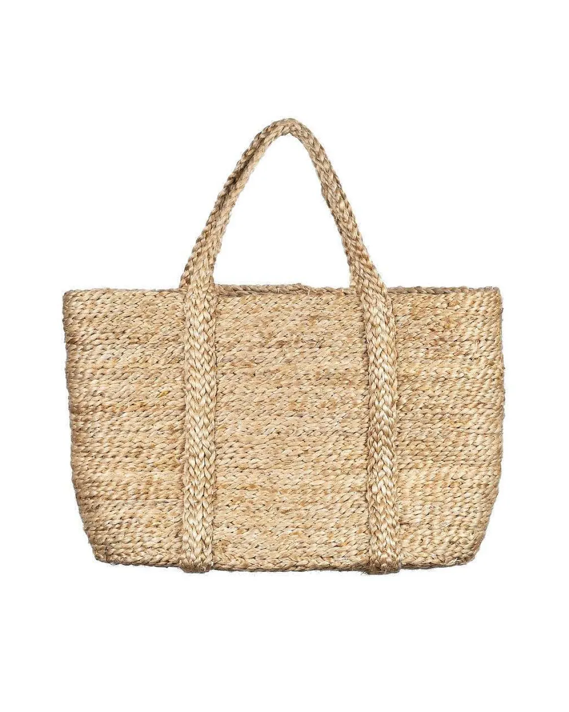 Shopping Basket Jute Short Handle