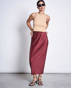 Skirt Tilda Plissee Framboise