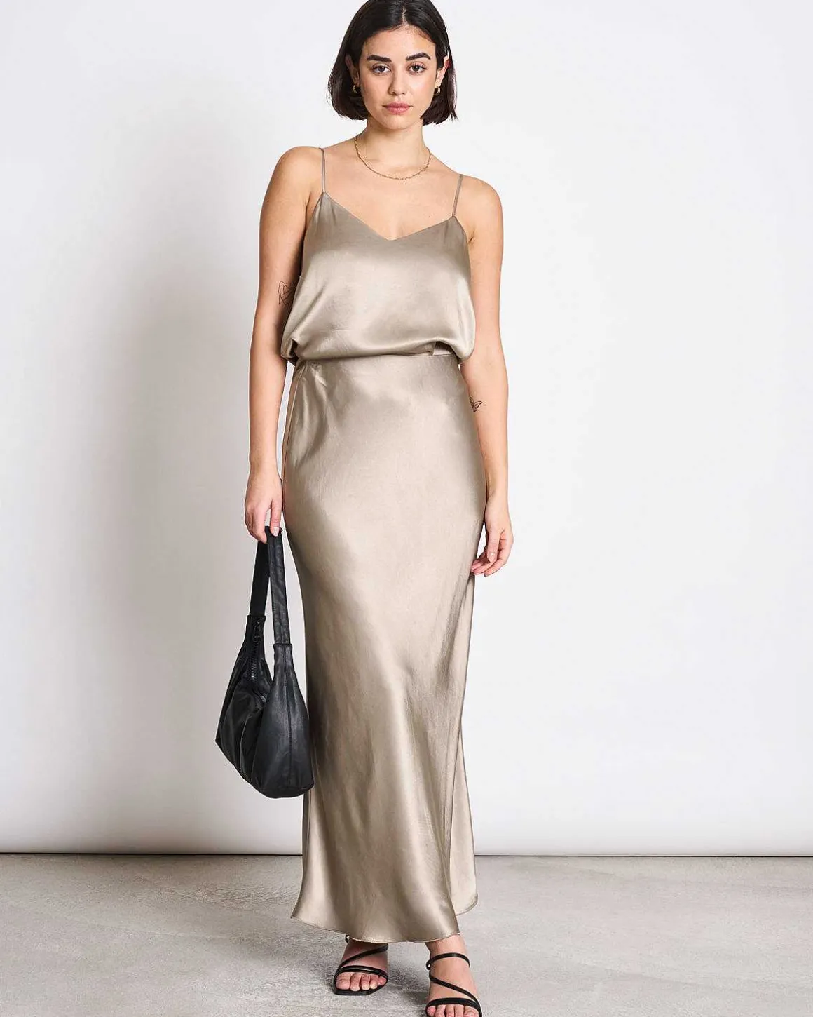 Slip Top Maud Silver Grey