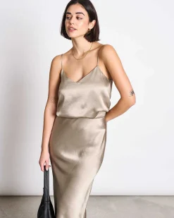 Slip Top Maud Silver Grey