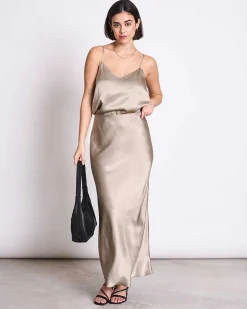 Slip Top Maud Silver Grey