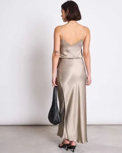 Slip Top Maud Silver Grey