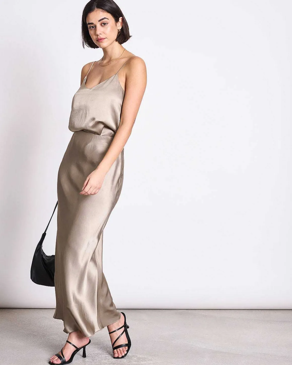 Slip Top Maud Silver Grey