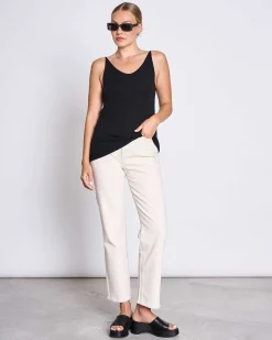 Slip Top Triangle Flow Black