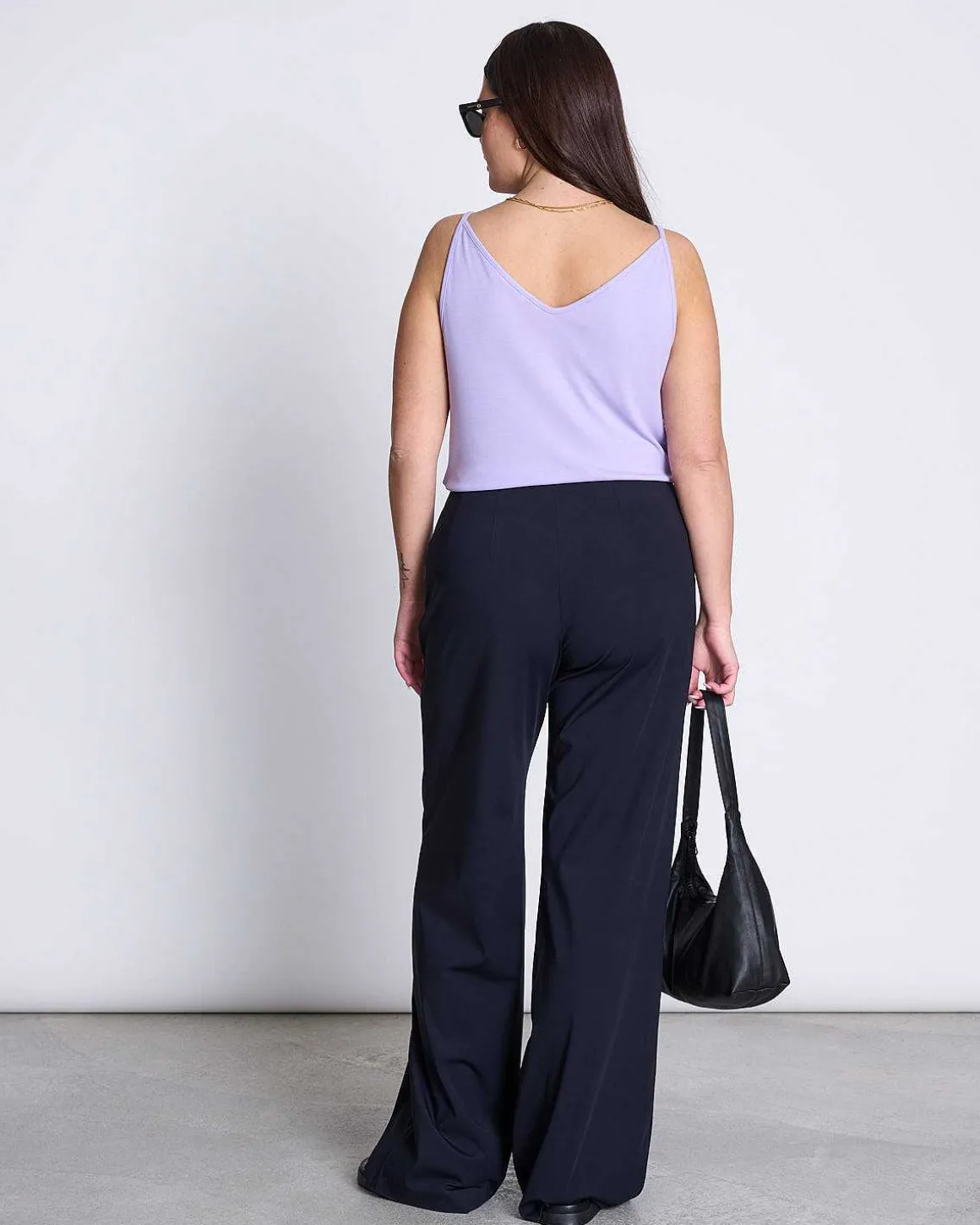 Slip Top Triangle Flow Lavender