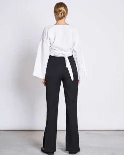 Slit Pants Douro Black