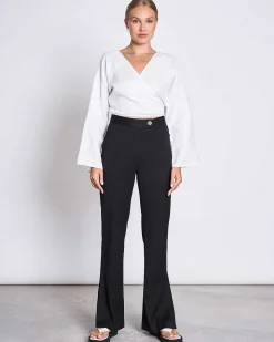 Slit Pants Douro Black