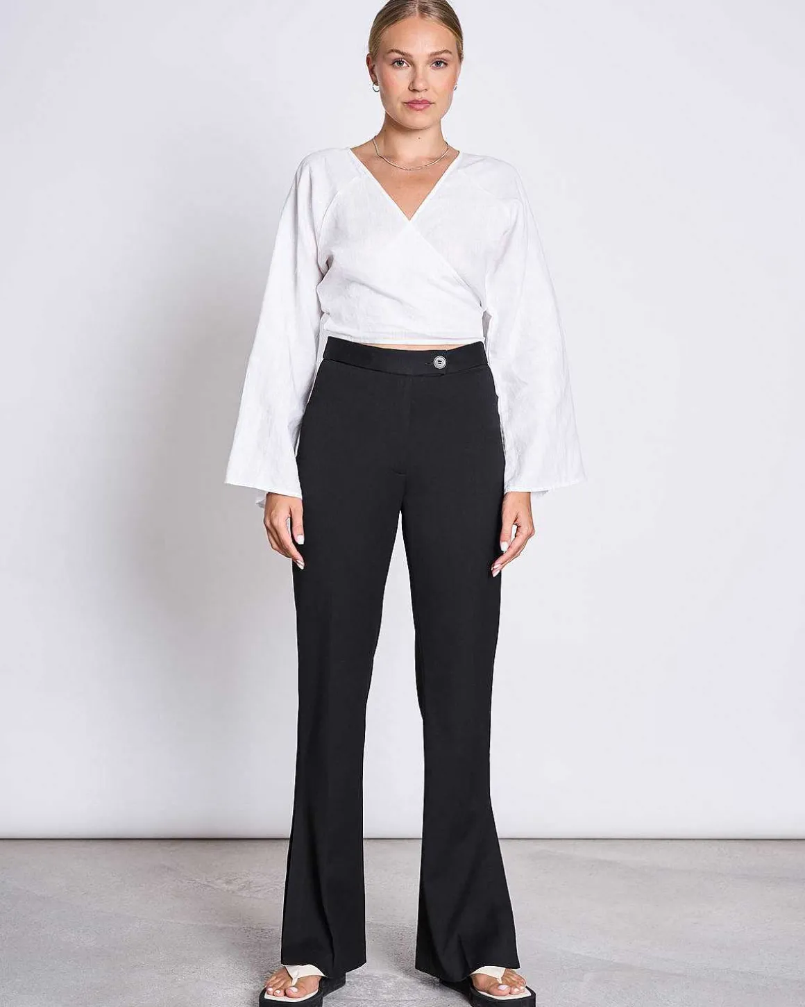 Slit Pants Douro Black