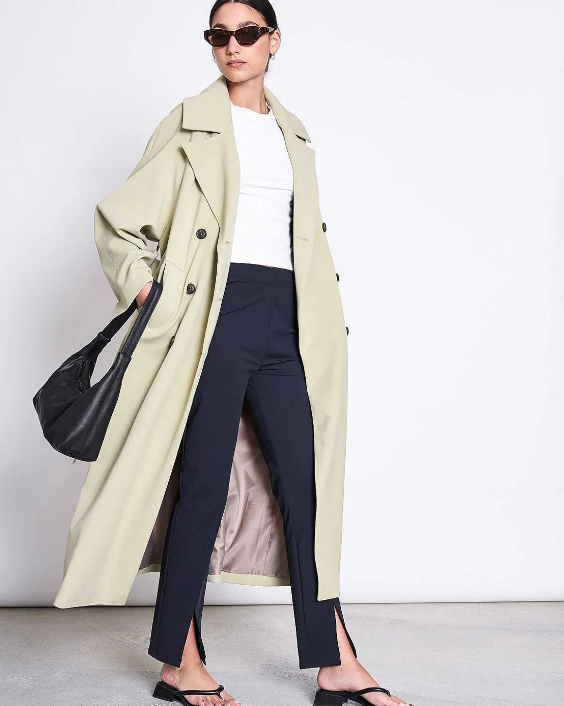 Slit Pants Rhue Black