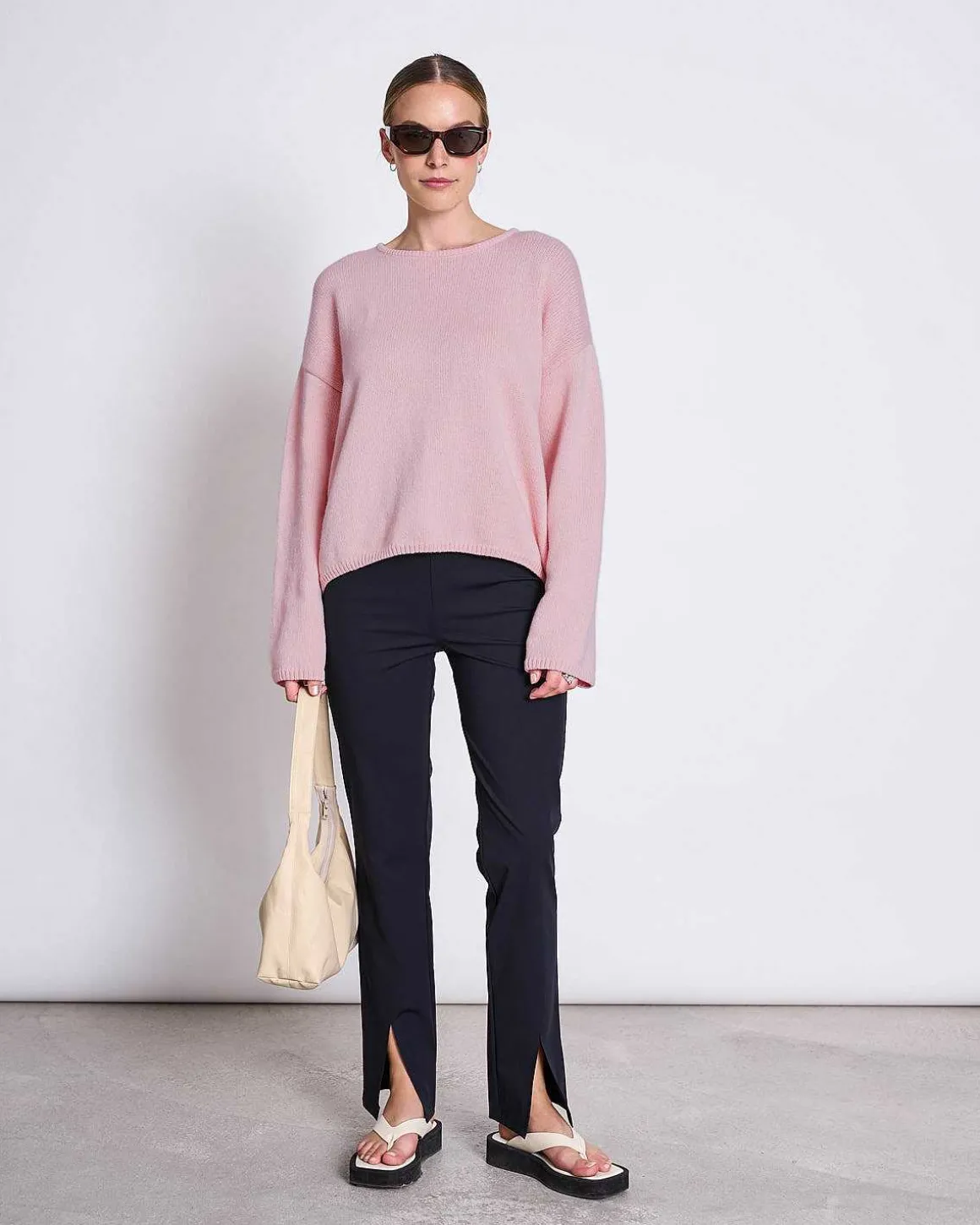 Slit Pants Rhue Black