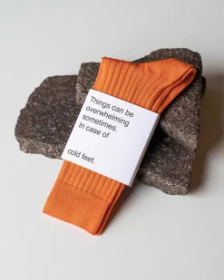 Socks Bright Orange